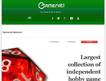Tablet Screenshot of gamerati.net